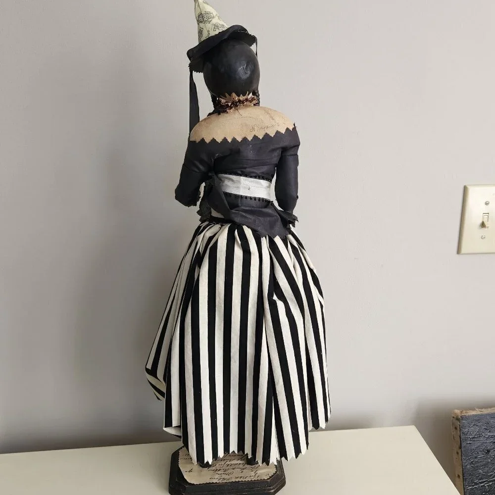 Nicol Sayre Handcrafted Folk Art Doll (witch)